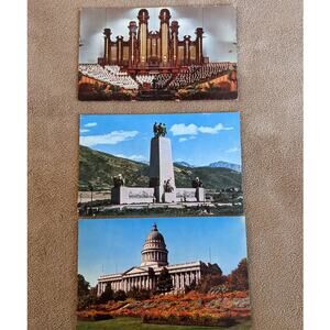 Vintage Mormon Tabernacle Salt Lake City Utah Emigration Canyon Postcard Lot